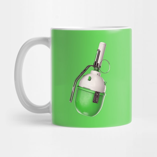 Green Cyberpunk Grenade by Just A Designer